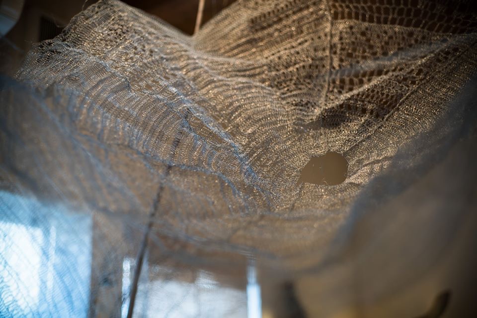 蜘蛛の糸　at 三原園（2019 art×cafe）